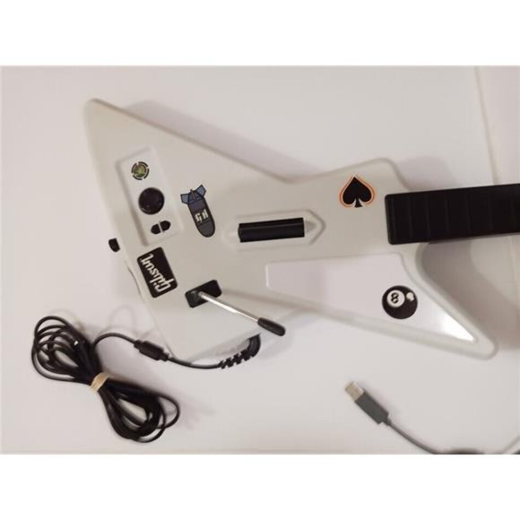 Guitar Hero II Xplorer X-Plorer Rock Band Controller Bundle Lot Dongle Xbox 360 - Picture 7 of 10